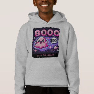 Fantasma Rosa Bonito: Doce e Spooky (capuz de meni