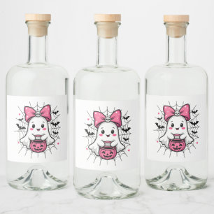 Fantasma Spooky com consciência cor-de-rosa do Can