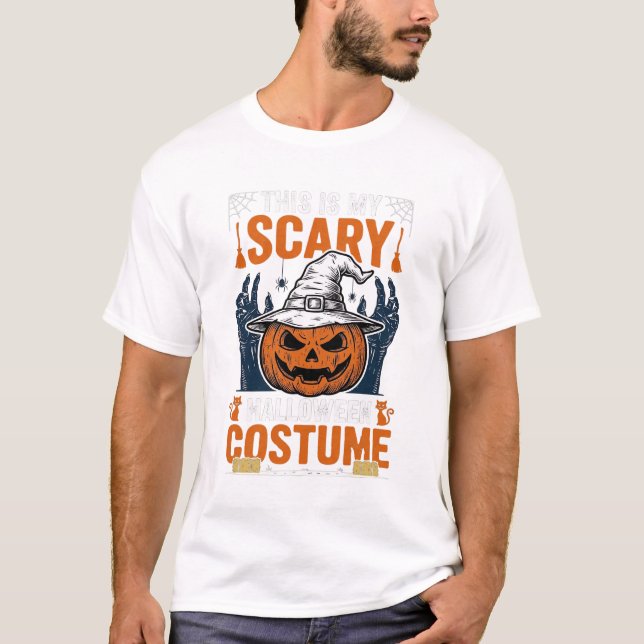 Fantasmagórico Chapéu de Bruxa de Abóbora Camisa d (Frente)
