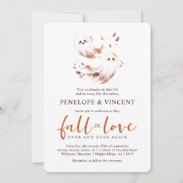 Fantasmas Apaixonam Convite De Casamento