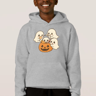 Fantasmas bonitos no Hoodie de Pumpkin