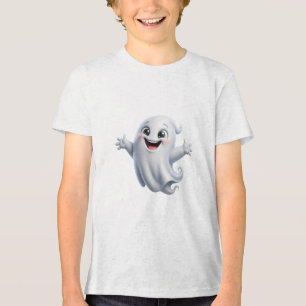 Fantasmas Felizes Design Fofo de Halloween Assusta