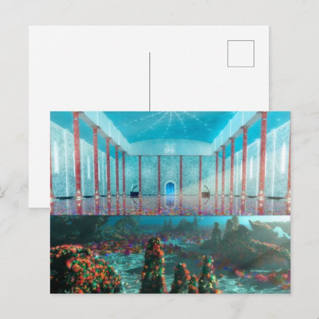 Fantastes: O Banho de Fadas Cartão Postal (Frente/Verso)