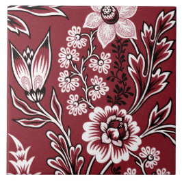 Fantastic Flowers (Maroon) Fine Art