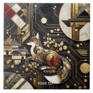 Fantasy Abstrato Fox Art