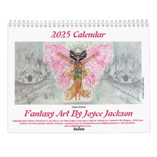 Fantasy Art de Joyce Jackson Calendário 2025