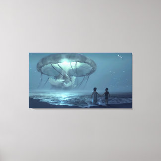 Fantasy Beach Scene Canvas Art