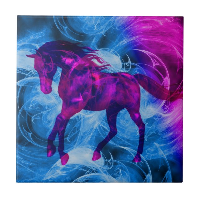 Fantasy Black Horse Animal Art (Frente)