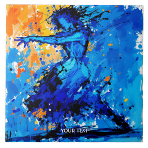 Fantasy Blue Orange Dancer