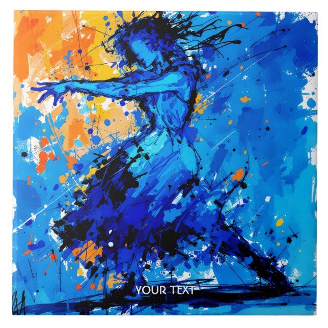 Fantasy Blue Orange Dancer (Frente)