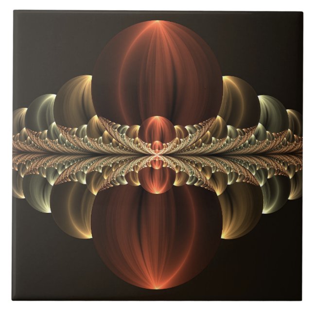 Fantasy Construction Shiny Abstrato Fractal Art (Frente)