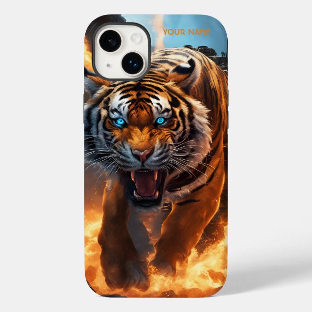 Fantasy Cute Anger Tiger Fire (Verso)