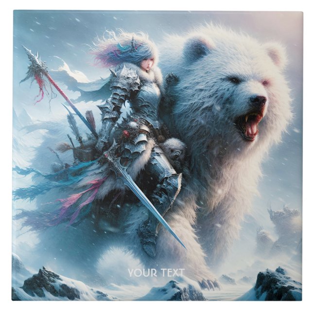 Fantasy Cute Bear Female Warrior (Frente)