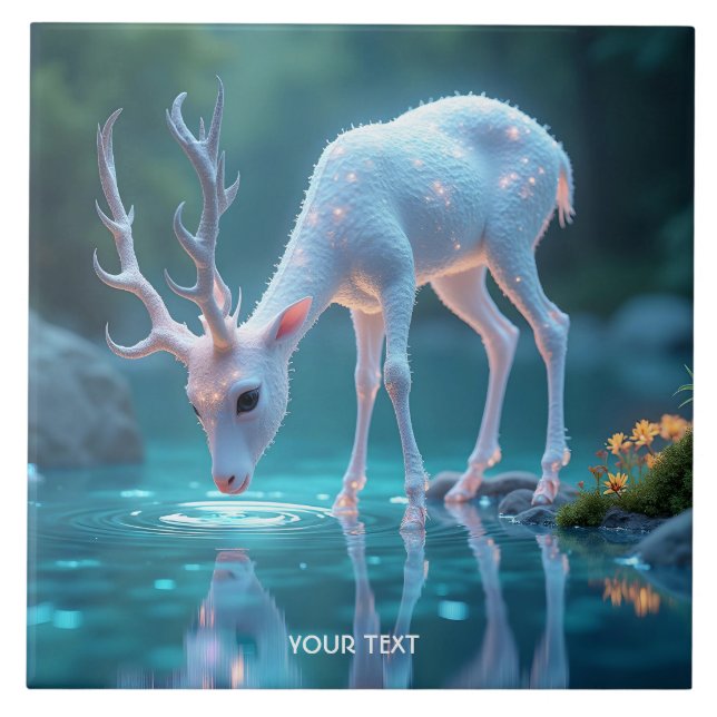Fantasy Cute Blue Deer (Frente)