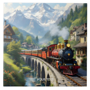 Fantasy Cute Crimson Antiguo Trem
