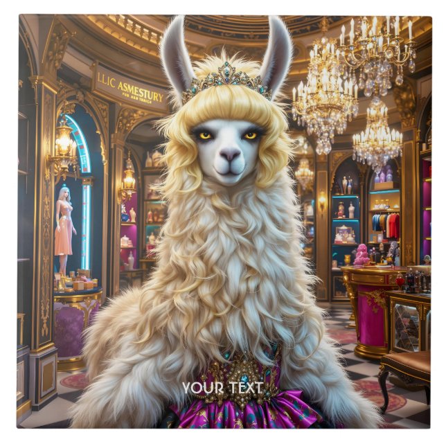 Fantasy Cute Drama Llama Queen (Frente)