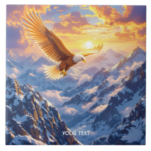 Fantasy Cute Eagle Mounges Sunrise