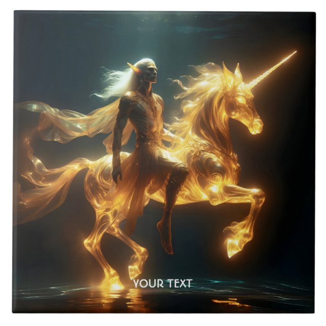 Fantasy Cute Eethal Underwater Unicorn (Frente)