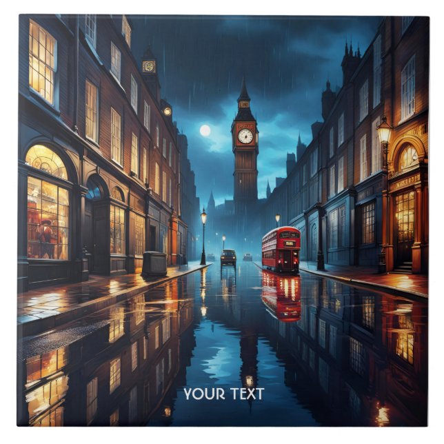 Fantasy Cute Evening London Rain (Frente)
