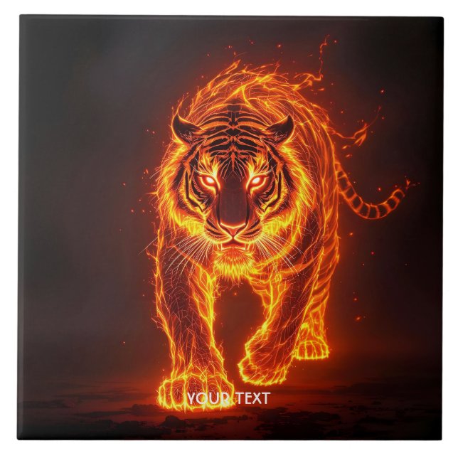 Fantasy Cute Fire Big Tiger (Frente)