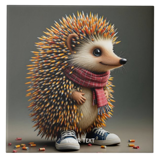 Fantasy Cute Hedgehog Sharp Agulhas (Frente)