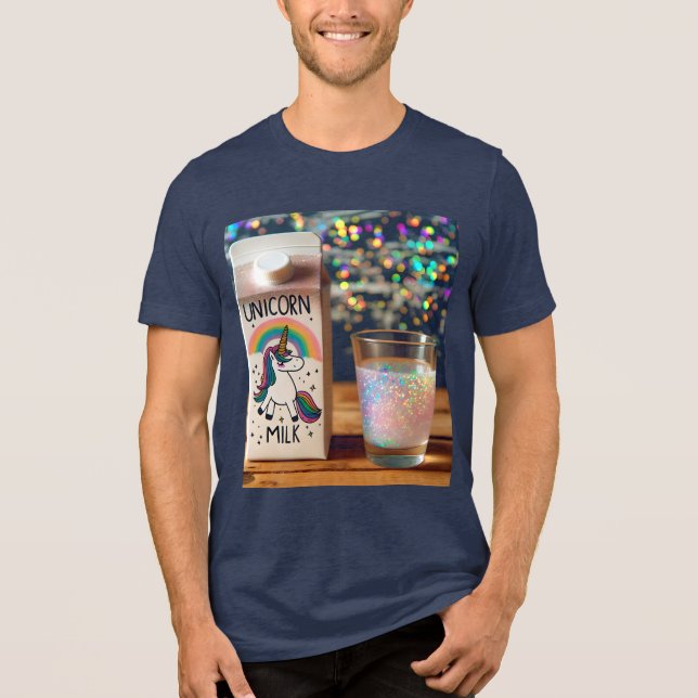 Fantasy Cute Milk Unicorn Rainbow (Frente)