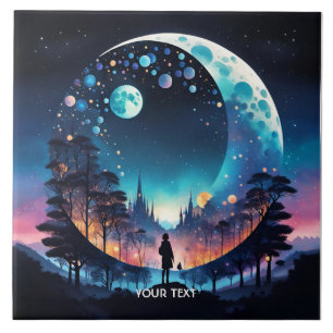 Fantasy Cute Moon Stars