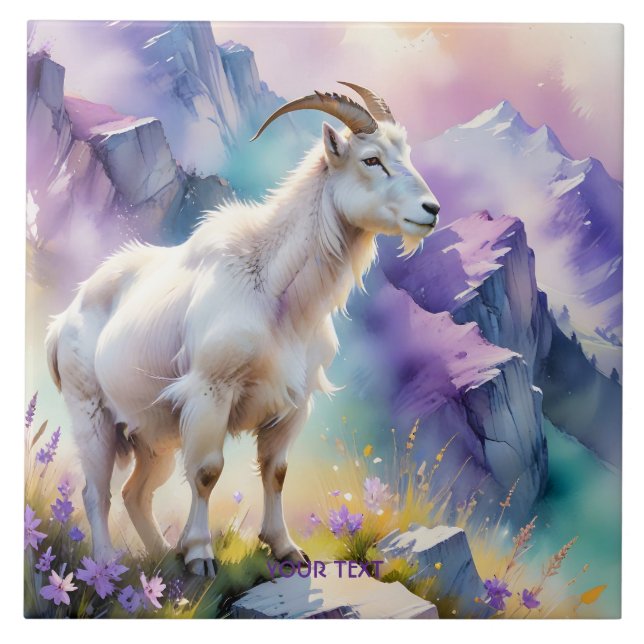 Fantasy Cute Mountain Goat Meadow (Frente)