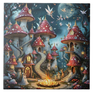 Fantasy Cute Mushroom Forest Reino