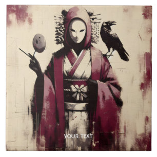 Fantasy Cute Porcelain Mask Raven