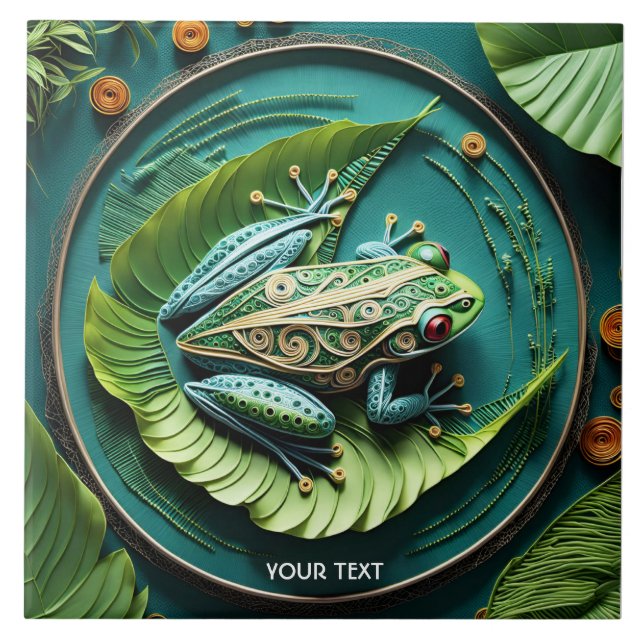 Fantasy Cute Sapo Deixa Filigree (Frente)