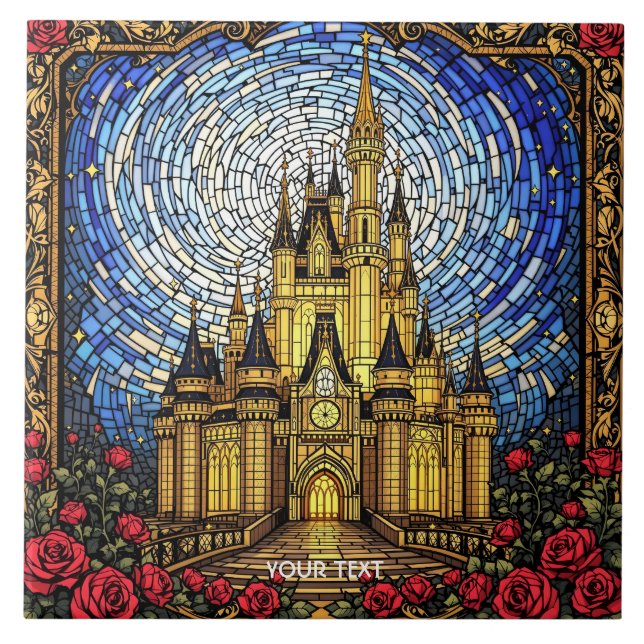 Fantasy Cute StainGlass Castle (Frente)