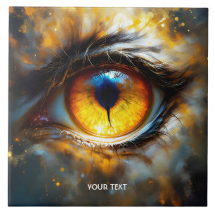 Fantasy Cute Tiger Orange Eye
