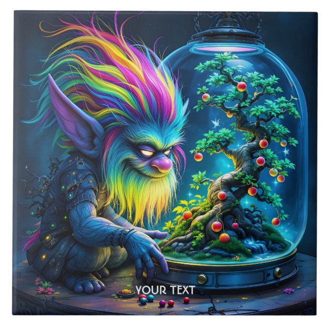 Fantasy Cute Troll Bonsai Tree (Frente)