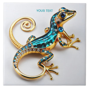 Fantasy Cute Vivid Art Deco Gecko
