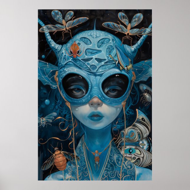 Fantasy Dragon Art Poster | Desenhar de Criatura M (Frente)