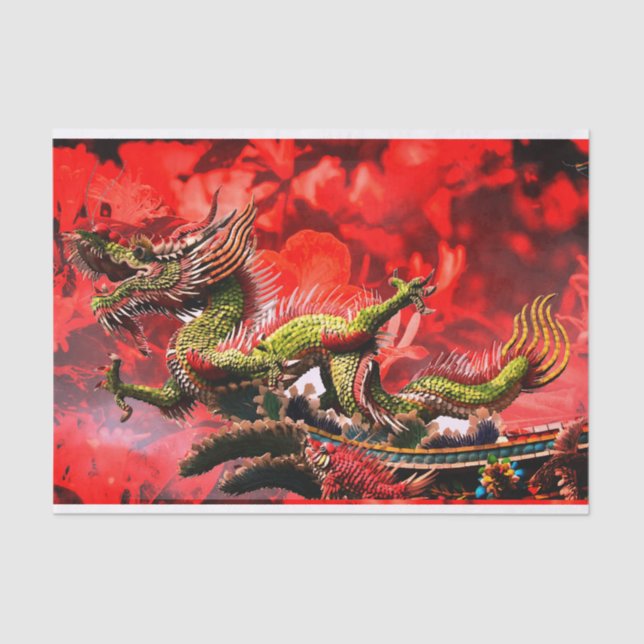 Fantasy Dragon - Papel Tecido (Frente )