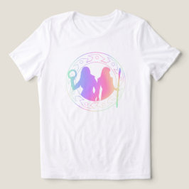 Fantasy Duo Silhouette T Shirt - Pastel Místico