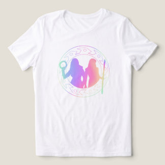 Fantasy Duo Silhouette T Shirt - Pastel Místico