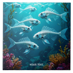 Fantasy - Escola de Peixe de Esqueleto