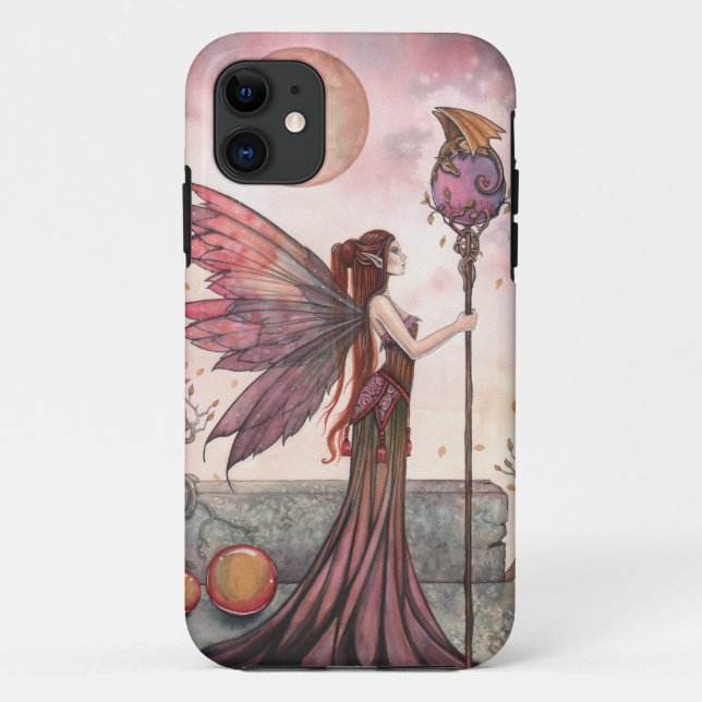 Fantasy Fairy e Dragon capas de iphone (Verso)