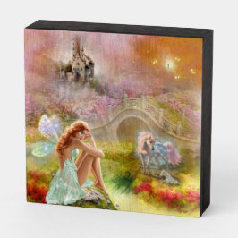 Fantasy Fairy E Unicórnios No Jardim