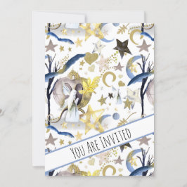*~ Fantasy Fairy Stars Convite para Chá de fraldas