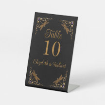 Fantasy Fairy Tale Wedle Table Number