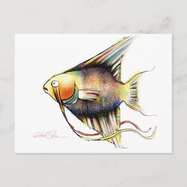 Fantasy Fish: Cartões de Posto Angelo (Frente)