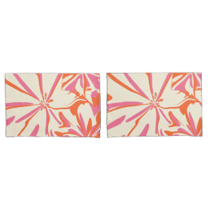 Fantasy Floral - Rosa, Laranja e Creme