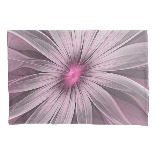 Fantasy Flower Abstrato Plum Floral Arte Fractal (Frente)
