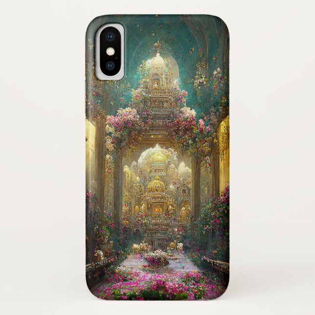 Fantasy Flowers Church - Capas de iphone (Verso)
