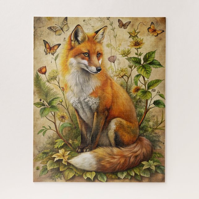 Fantasy Forest Animal Quebra-cabeça (Vertical)