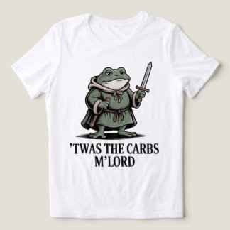  Fantasy Frog design for humor – Blame the Carbs